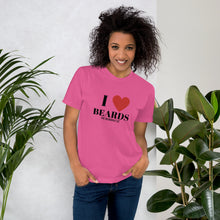 Load image into Gallery viewer, Women's I Love Beards T-Shirt