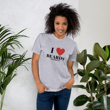 Load image into Gallery viewer, Women's I Love Beards T-Shirt